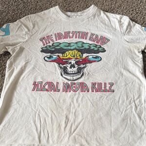 White Graphic Tee the Hairston brand m